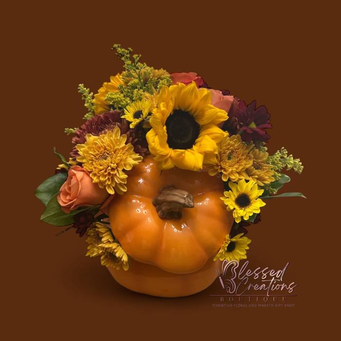 Autumn blessings pumpkin