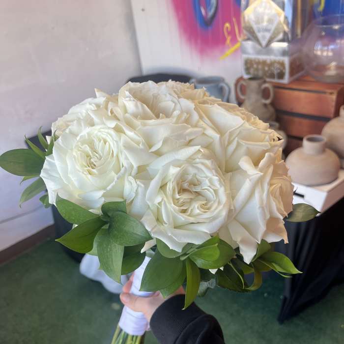 same-day wedding bouquet
