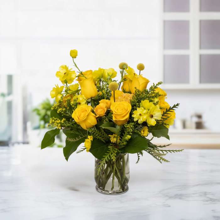 Bright Yellow Bloom