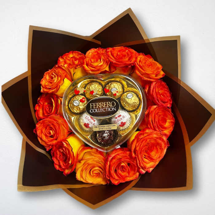Golden Flame Roses