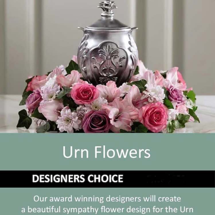 Designers Choice Urn Flowers