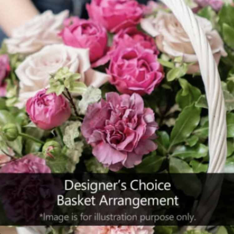 Designers Choice Flower Basket