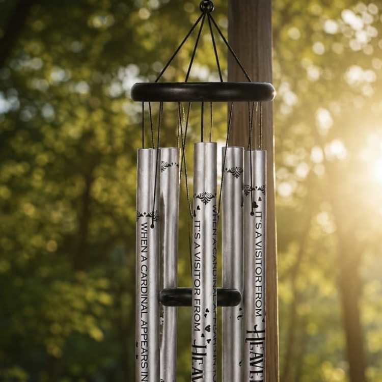 Cardinal Wind Chime