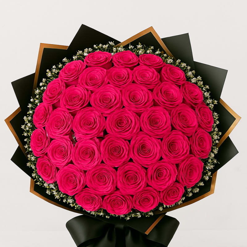 Hot Pink Ramo Latin Lady Luxe