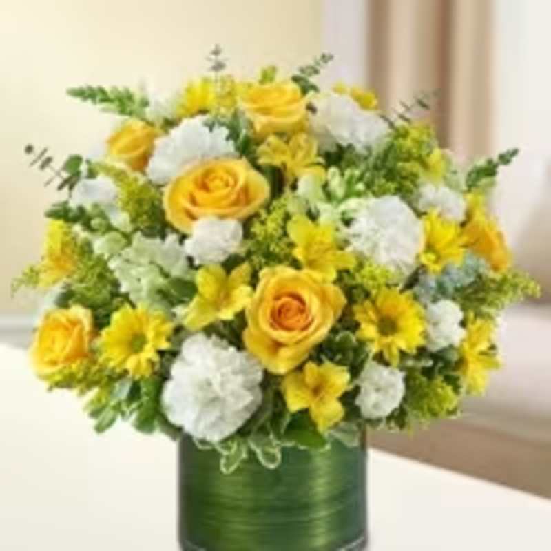 Blush & Green Modern Arrangement