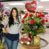 1 dozen long stem roses,  balloon, bear &amp; chocolates 