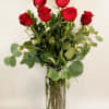 1/2 dozen long stem roses