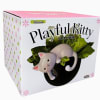 Description
Art imitates life with this adorable playful kitty planter! Kitties love plants