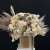 Beautiful huge box of nude color roses mixed with white 