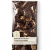 Wrapped chocolate bar with pecan brittle pieces