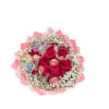 25 HOT PINK ROSES AND LIGHT PINK ROSES
PINK PAPER (THE DESIGN OF