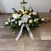 Natural flower casket combination white, purple, red (you can choose your preferred