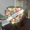 HEART-SHAPED FUNERAL ARRANGEMENT