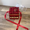 Beautiful and elegant acrylic box with roses, each rose has its fantasy