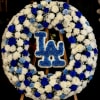 A heartfelt tribute for a true Dodgers fan. This stunning wreath features