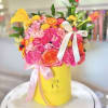 Mix of pastel and bright colors in one of our small "Rozella's"