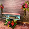 This floral arrangement offers a unique and different expression of love. Adorned