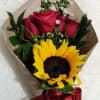 con  4  rosas