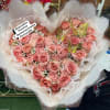 unidad de 40 rosas rosadas