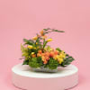 Glorious flowers in a crescent into a cascade of flowers. If you