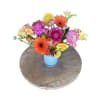 Renanculus, spray roses,orange gerbera