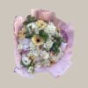 Hydrenga, roses, gerbera,lisianthus, mixed greenery