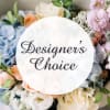 A birthday arrangement in a vase pick by our designer. If you
