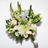 Convey your deepest condolences with our Resting in His Grace arrangement. This