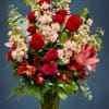 A refined expression of love and grace, Crimson Elegance showcases classic red