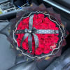 25 Wrapped Red Roses 
a classic mini buch&oacute;n of 25 long stem