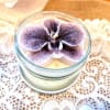 Candle made with all natural beeswax and organic coconut oil. All candles