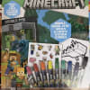 Minecraft activity tin with markers, stickers, and coloring sheets