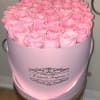 &bull; Everlasting roses are preserved real roses that last up to 3