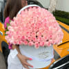 150 Premium Pink Roses in our Signature Box