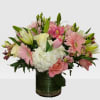 Cylinder vase arrangement
