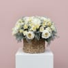 The Minimalist
Less is everything. A clean, sculptural arrangement in crisp white blooms