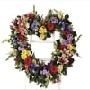 This heart easel is full of bright vibrant colors and truly lights