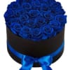 A bold box of deep blue roses that says &ldquo;I choose you&rdquo;