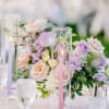 Perfect for reception tables, this style keeps the table open and elegant