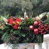 Christmas center piece hostess gift holiday gift red gold