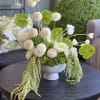 This fabulous, artistic floral arrangement comes in a ceramic bowl, bursting with