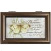 Framed butterfly wall art with a quote and pale floral illustration