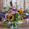 The go-to arrangement, that's simple and shows that you are thinking of