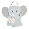 Blue Elephant Wooden Baby Wall Hanging
