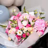Beautiful  coquet bouquet mix flowers