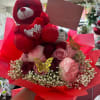 A playful, romantic gift-style flower arrangement perfect for anniversaries or to say