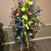 This standing spray can be customized to fit the individual it is