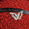 An extraordinary bouquet featuring 300 premium red roses arranged in a flawless