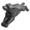 Dog Door Wedge, Cast Iron, Black. No more slamming doors, thanks to