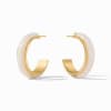 Gold Julie Voss Carnaby Hoop Earring with Ivory Color

Discover the art of